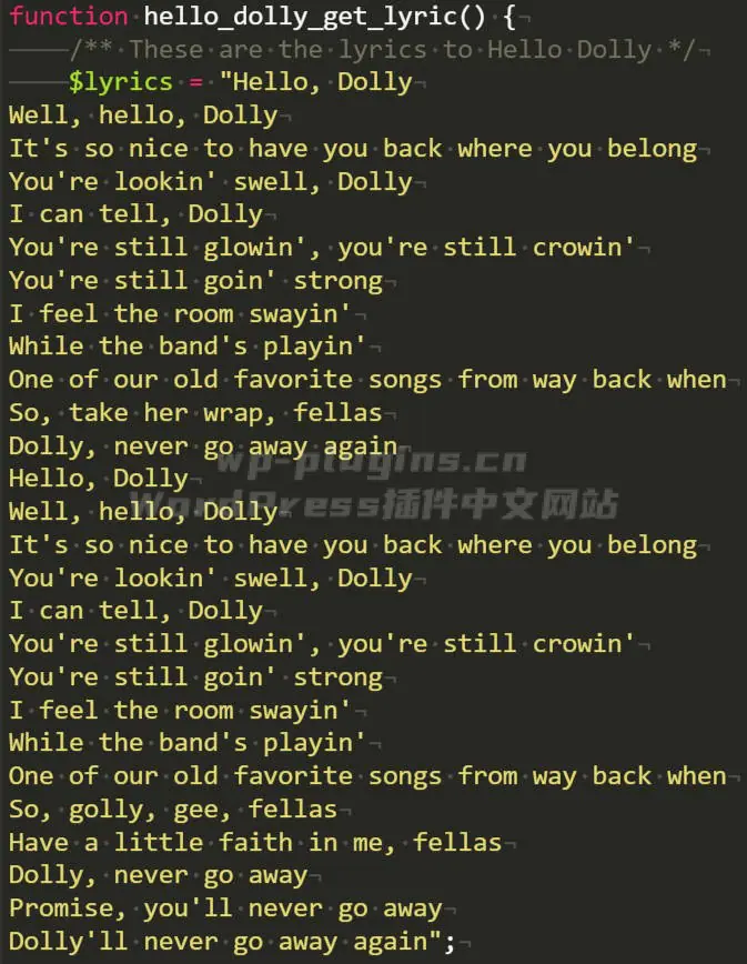 WP你好多莉插件激励你的成长