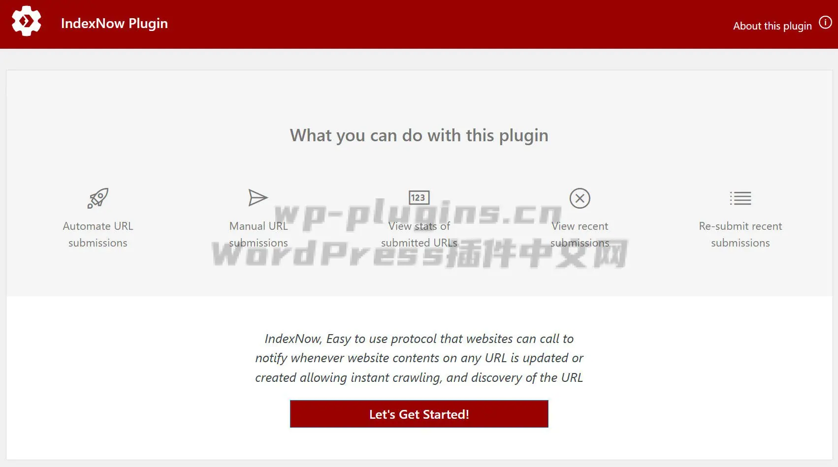 解决IndexNow插件无法点击start按钮的问题