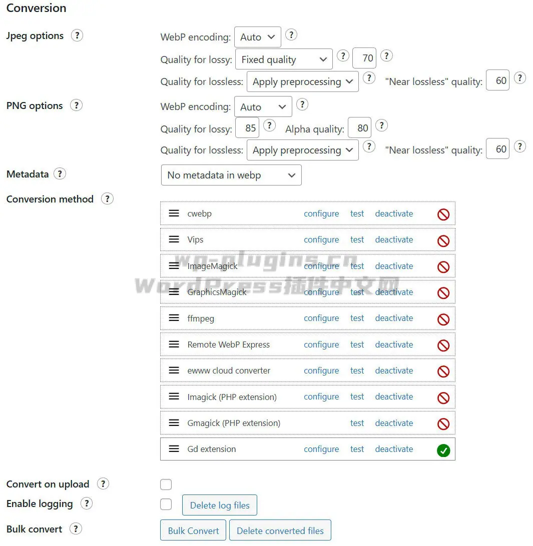 永久免费的图片转WebP插件WebP Express