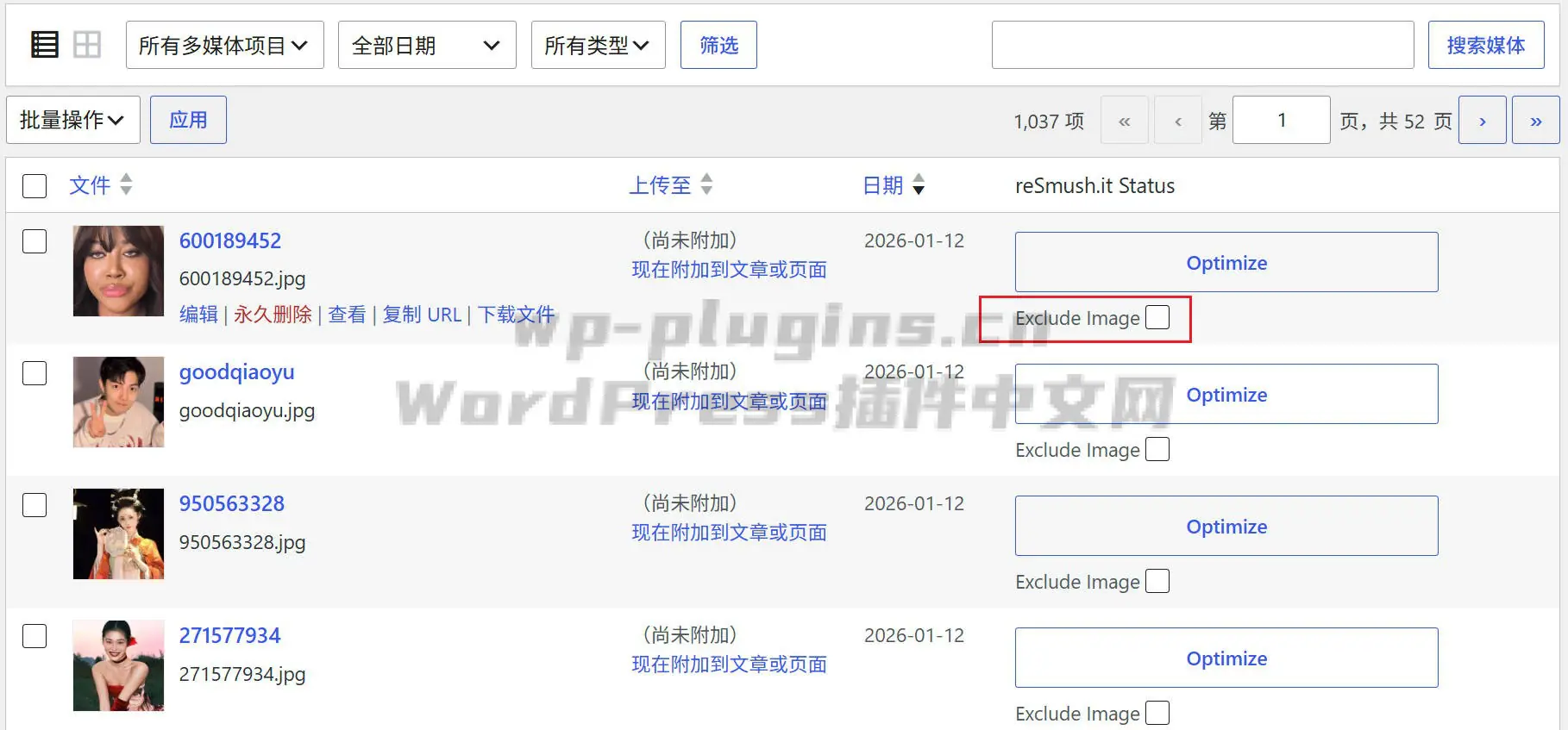 免费WordPress图片压缩与优化插件